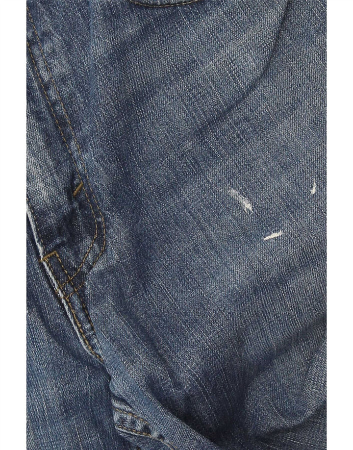 Męskie jeansy Levi's 511 w trudnej sytuacji W34 L32 Niebieska bawełna