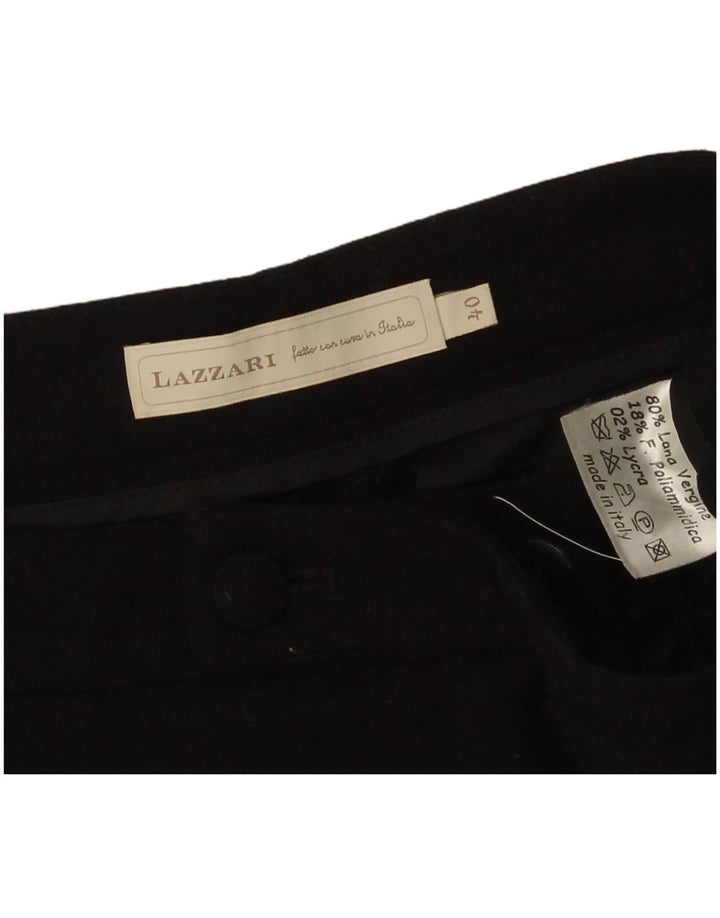 Damskie szorty Lazzari na co dzień EU 40 Medium W28 Czarna dziewicza wełna