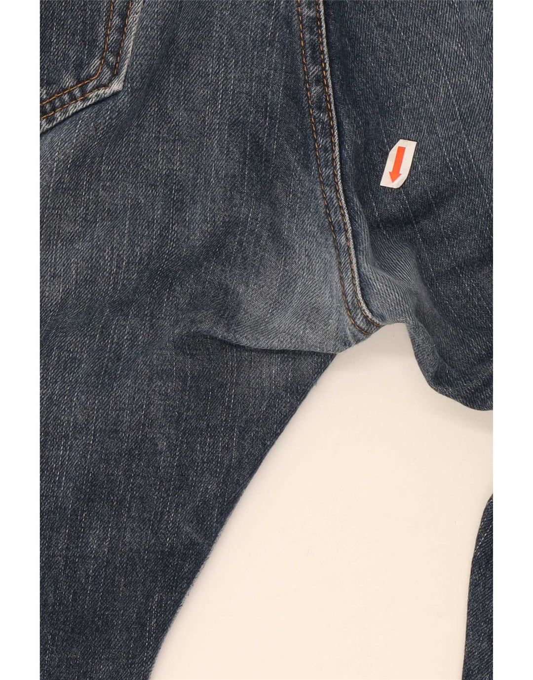Męskie dżinsy Levi's 508 Straight W36 L29 Granatowa bawełna