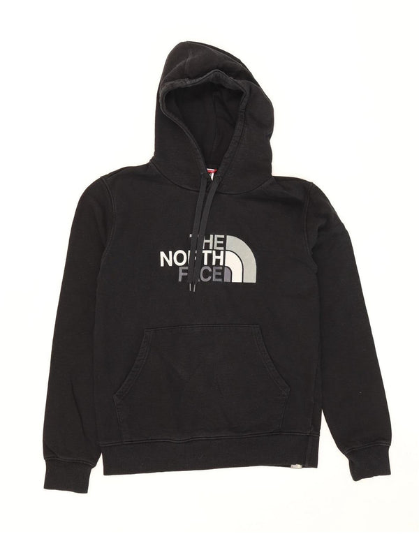 Męski sweter z kapturem The North Face z grafiką, średniej wielkości, czarny, bawełniany