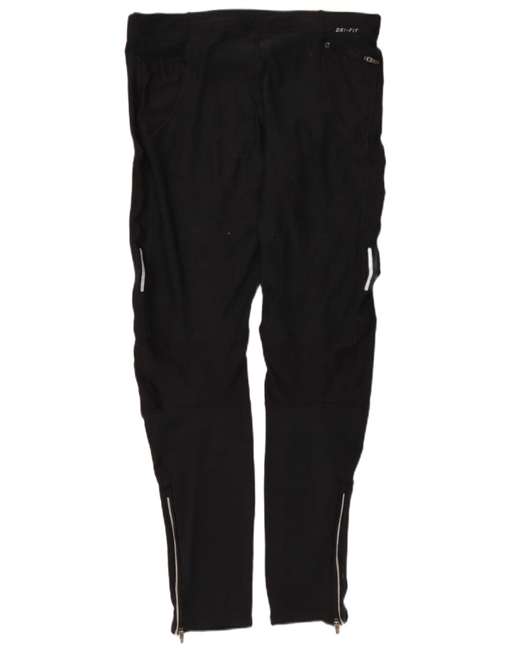 Damskie legginsy NIKE Dri Fit UK 12, średni czarny poliester