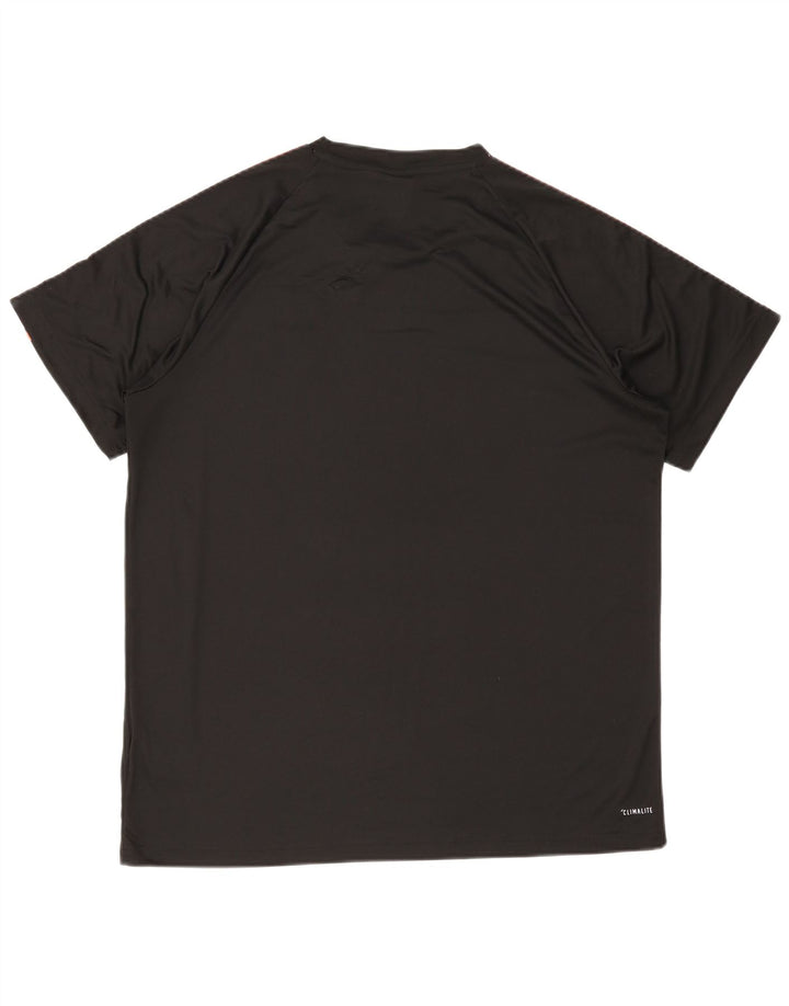 Adidas Męska koszulka Climalite Top XL Czarny poliester