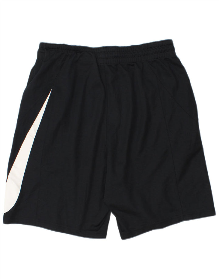 Męskie spodenki sportowe Nike Dri Fit Graphic, średni czarny poliester