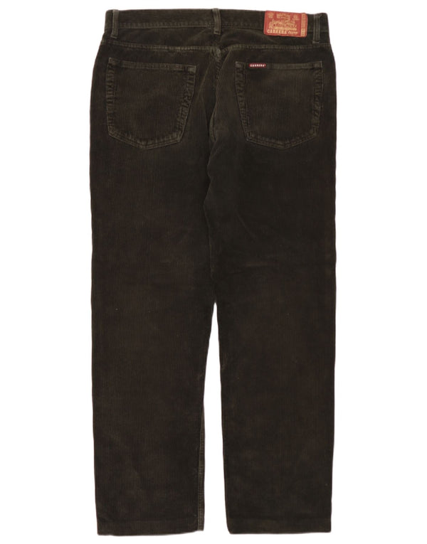 Spodnie sztruksowe Carrera Męskie 700 Regular Fit IT 52 XL W36 L30 Zielone