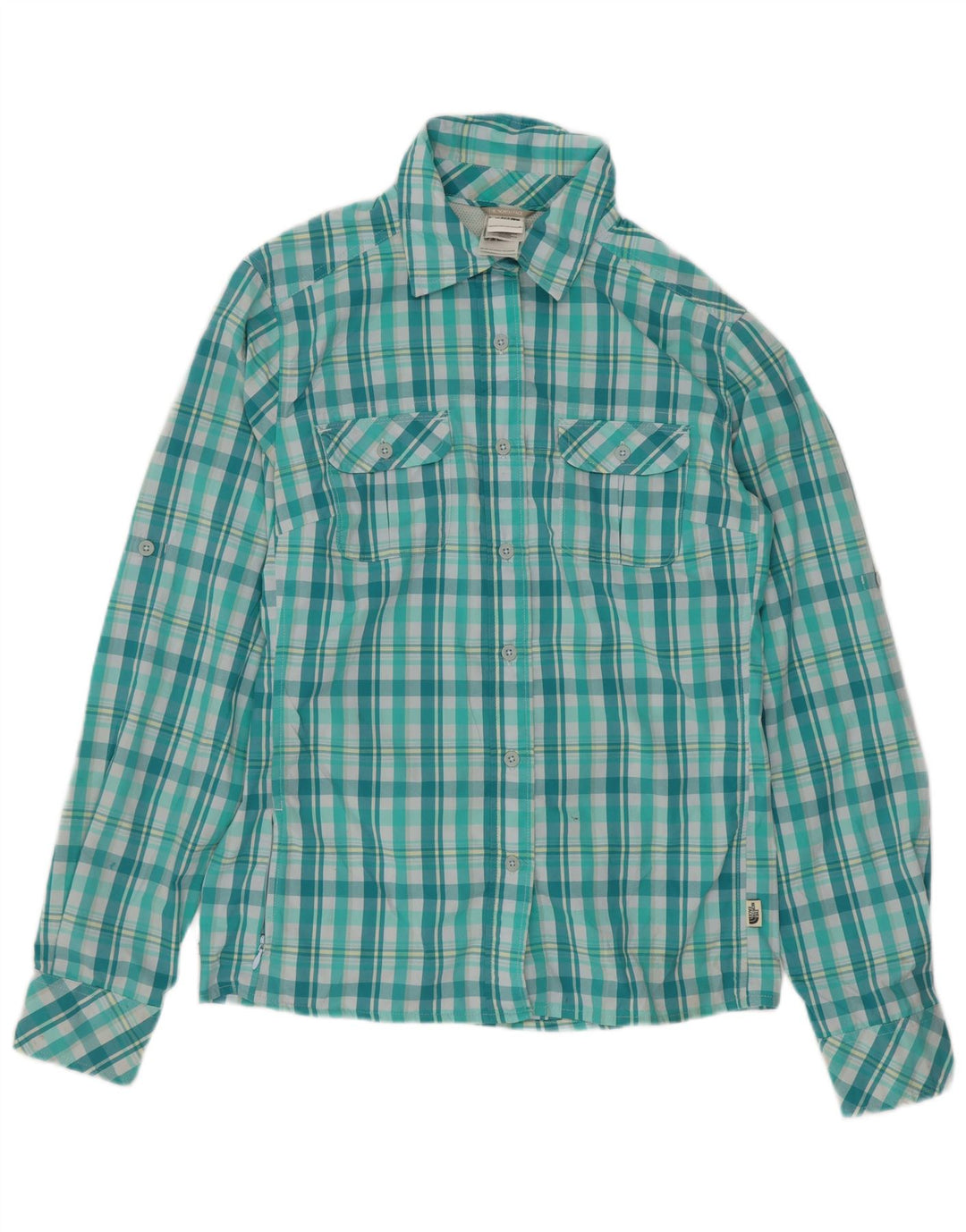 Koszula damska The North Face UK 10 w małą zieloną nylonową kratkę