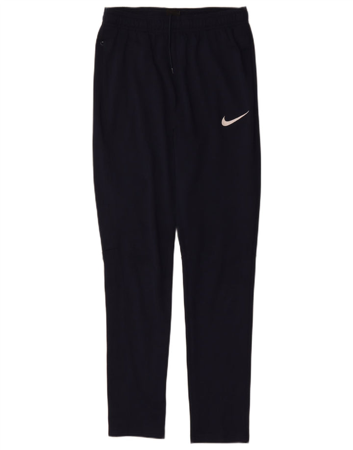 Męskie spodnie dresowe Nike Dri Fit, małe, czarne, poliestrowe
