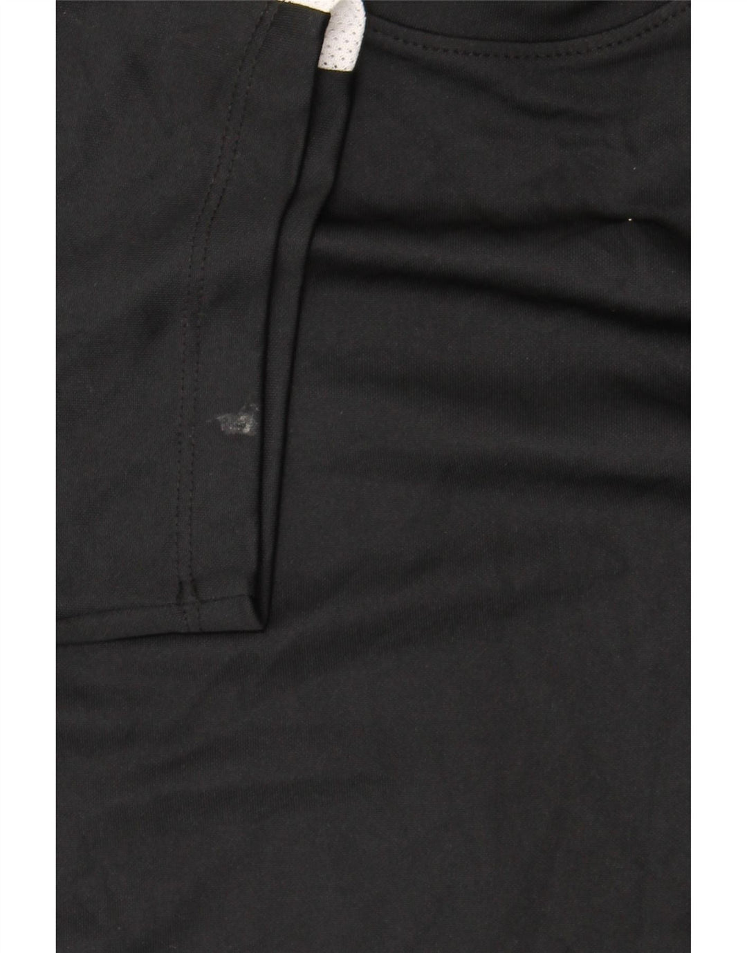 Męski T-shirt Nike Dri Fit Top, średni czarny poliester z blokami kolorów
