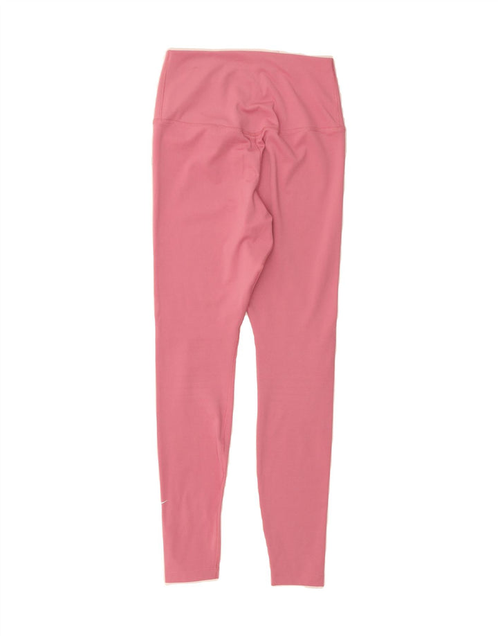 NIKE Womens Dri Fit Leggings UK 10 Small  Pink Polyester Vintage Nike and Second-Hand Nike from Messina Hembry 