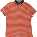 Męska koszulka polo Massimo Dutti XL, bawełniana w pomarańczowe paski