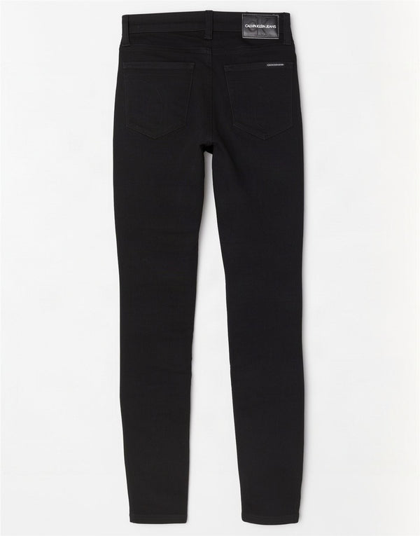 Damskie jeansy Skinny Calvin Klein W26 L30 Czarne bawełniane