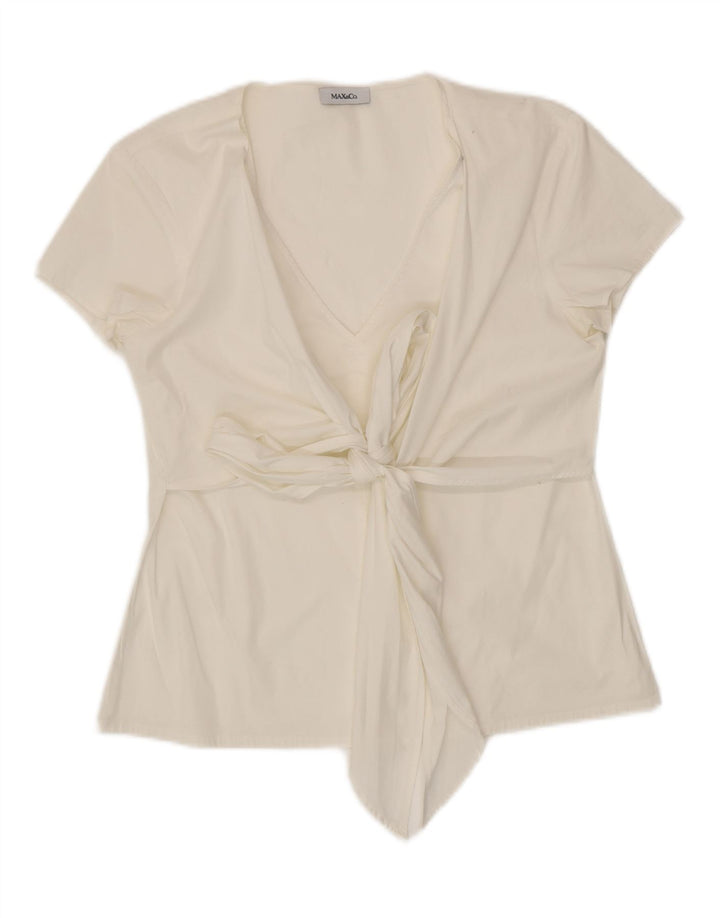 Bluzka damska MAX & CO. Top UK 12 Średnia Biała