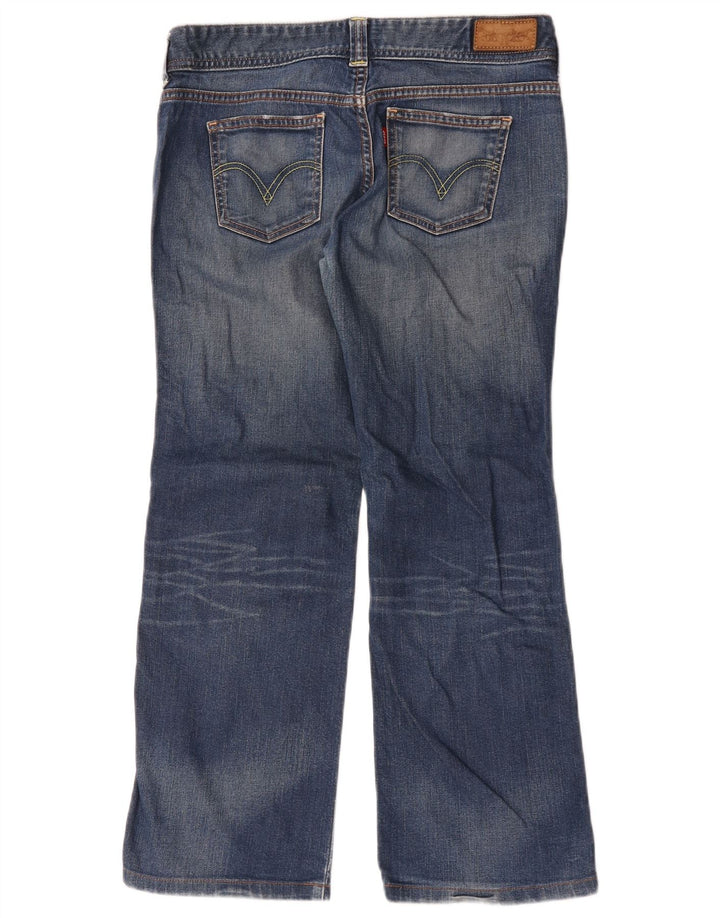 Damskie dżinsy Levi's Eve Straight W34 L27 Niebieskie