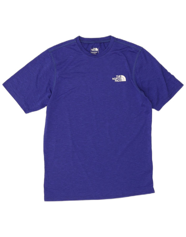 T-shirt męski The North Face, mały, niebieski, nakrapiany poliester