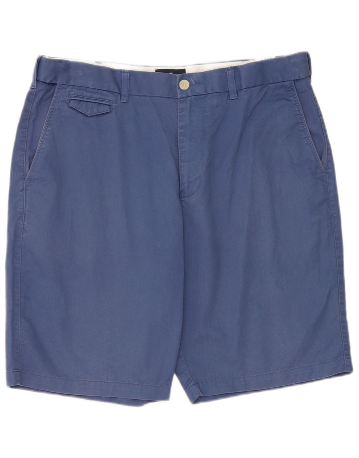 Męskie spodenki Chino Marks & Spencer Blue Harbor W36, duże, niebieskie, bawełniane