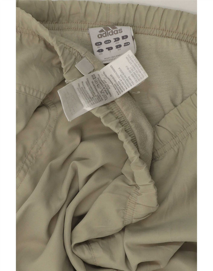 Męskie spodnie dresowe Adidas, duże, khaki, poliester