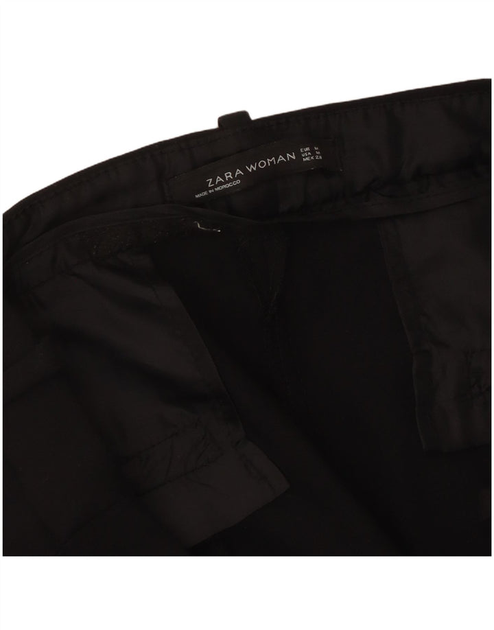 Spodnie damskie Zara Slim Casual, średnie W32 L26, czarne