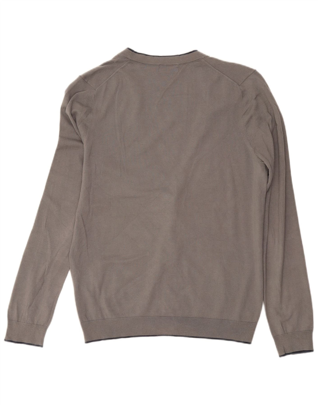 Męski sweter rozpinany Sisley, duży, szary, bawełniany