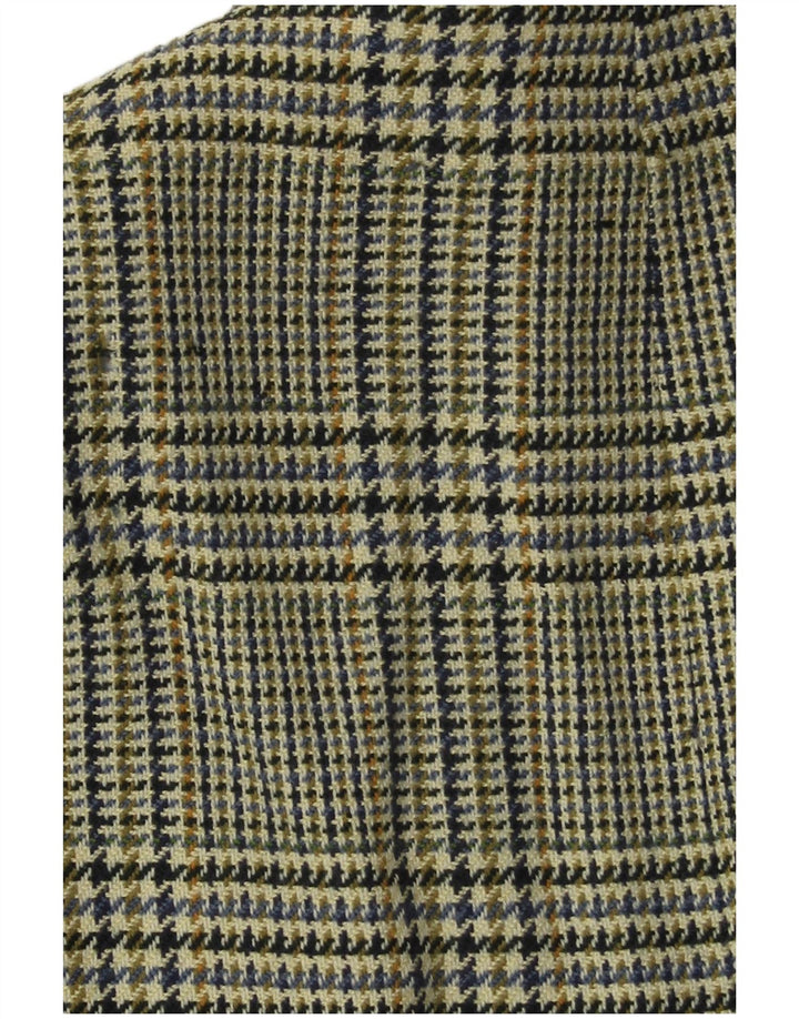 Męska marynarka zapinana na 2 guziki HUGO BOSS UK 40, duża, zielona pepitka