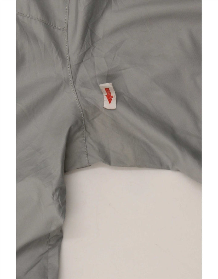 Męska kurtka przeciwdeszczowa z kapturem The North Face UK 38, średnioszary poliester