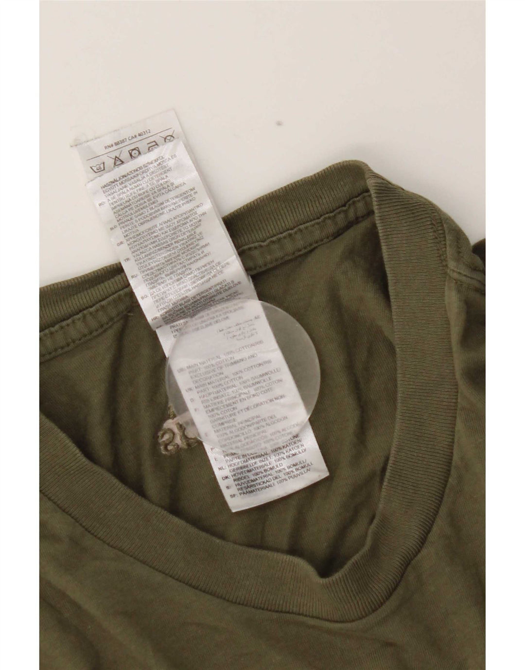 Męska koszulka z grafiką Adidas, średnia, bawełniana khaki