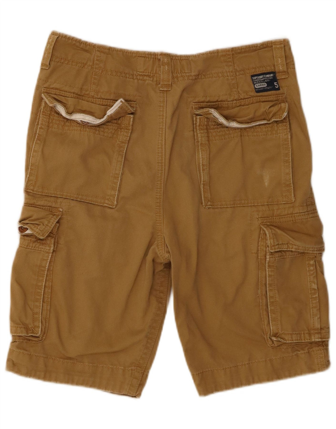 Męskie spodenki cargo Superdry W29, beżowe, bawełniane