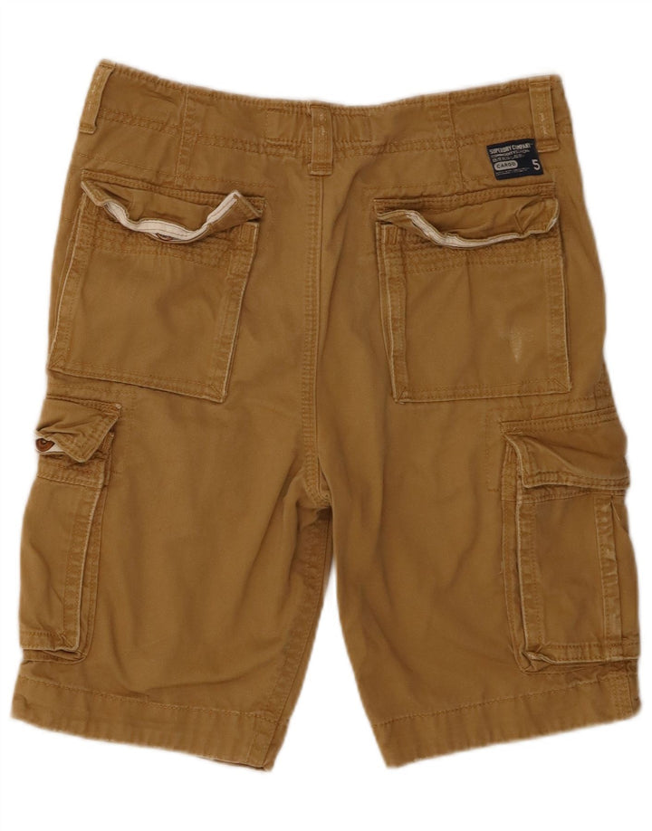 Męskie spodenki cargo Superdry W29, beżowe, bawełniane