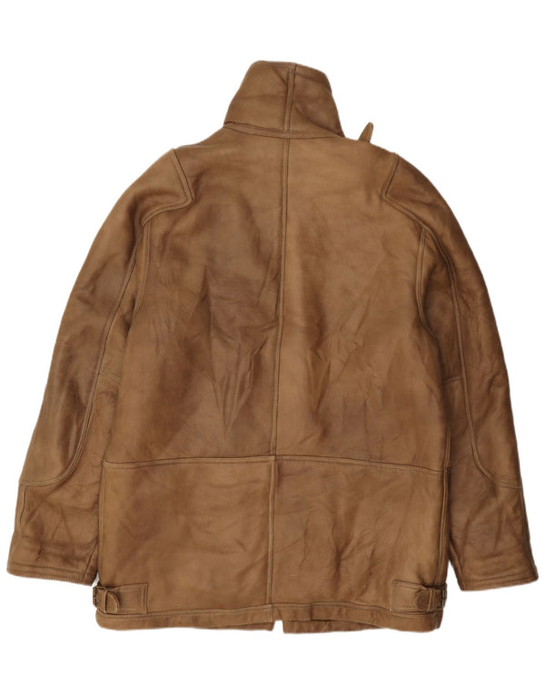 Vintage męska kurtka shearling IT 50 Large Beige