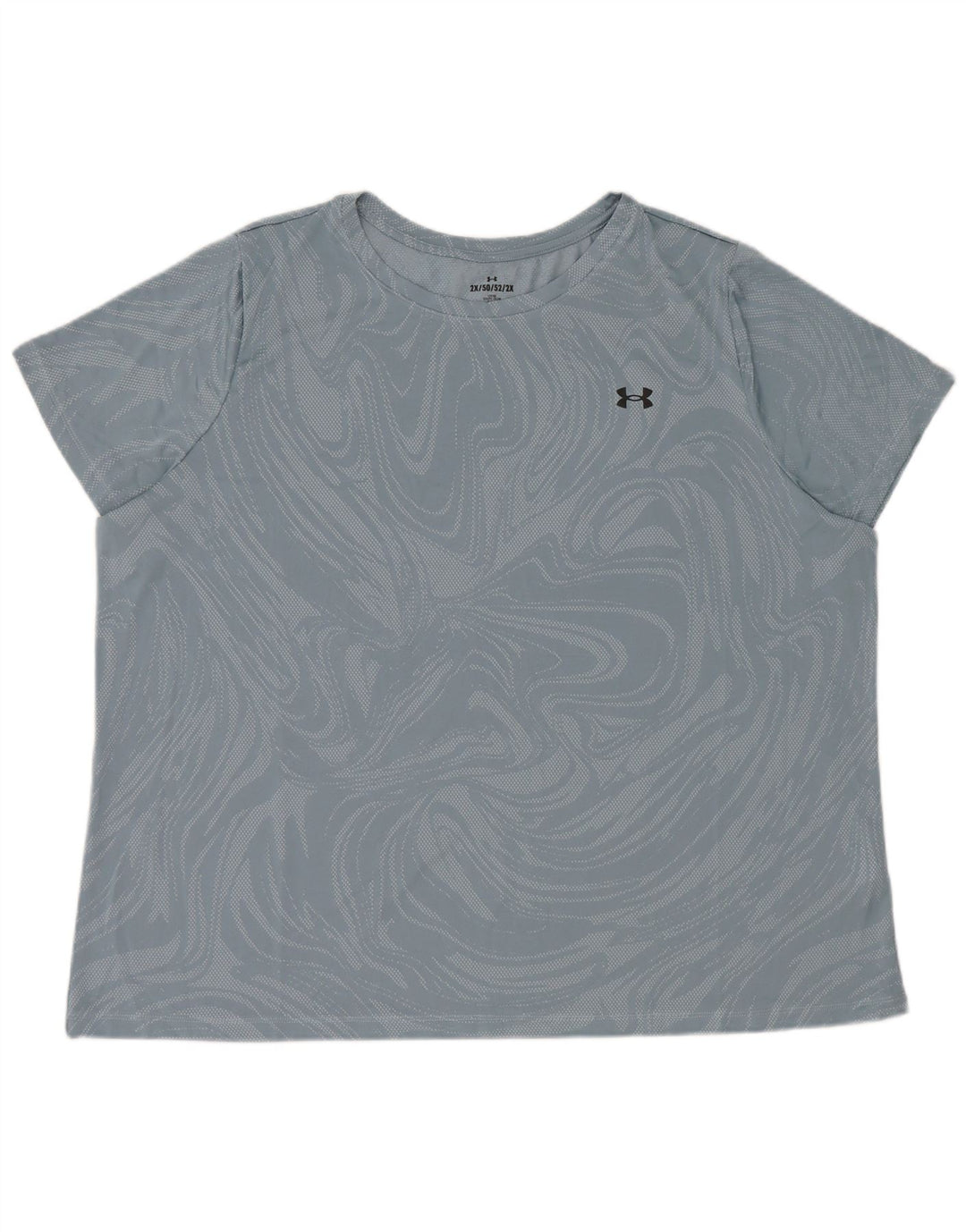 Damska koszulka Under Armour Top 2XL Niebieski geometryczny poliester