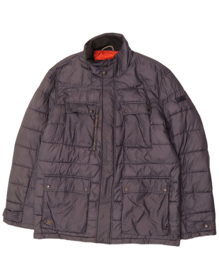 Męska ocieplana kurtka Camel Active IT 58 4XL Szary poliamid