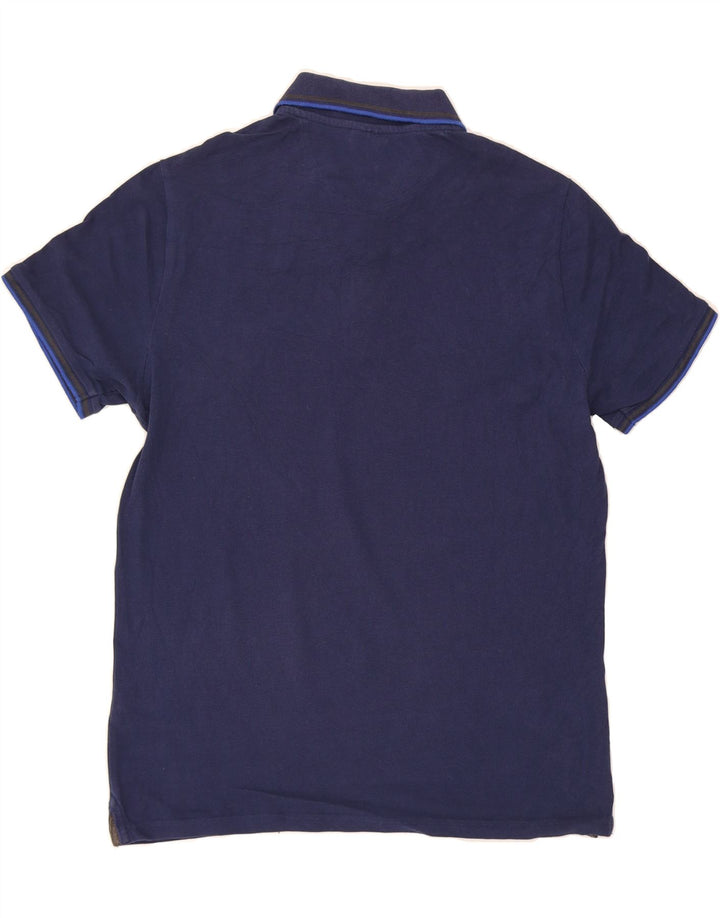 CHAMPION Mens Polo Shirt Medium Navy Blue Cotton Vintage Champion and Second-Hand Champion from Messina Hembry 