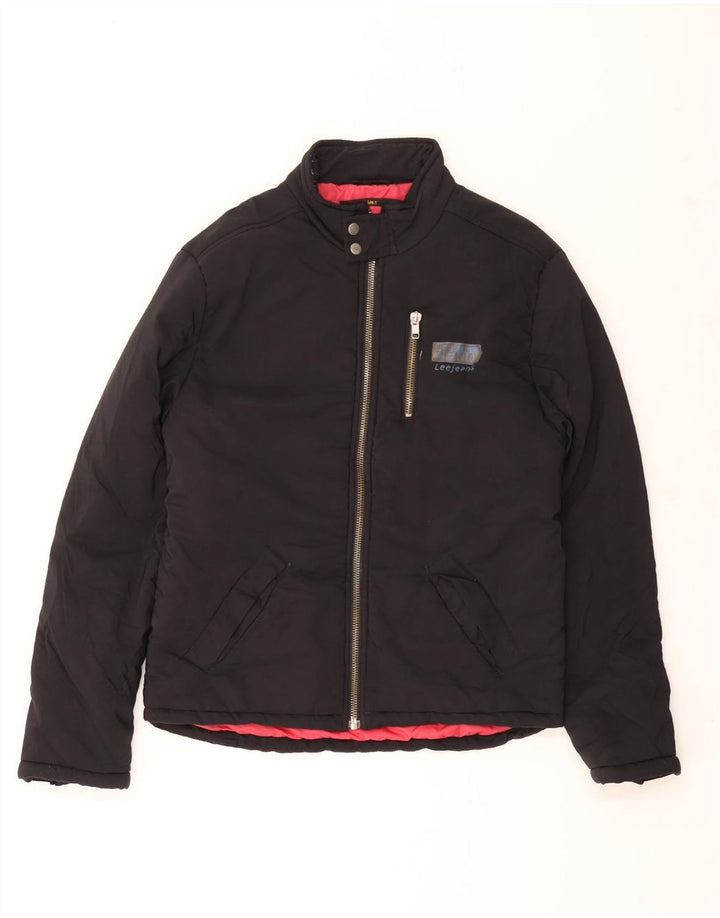 Męska ocieplana kurtka Lee UK 42 XL, czarny poliester