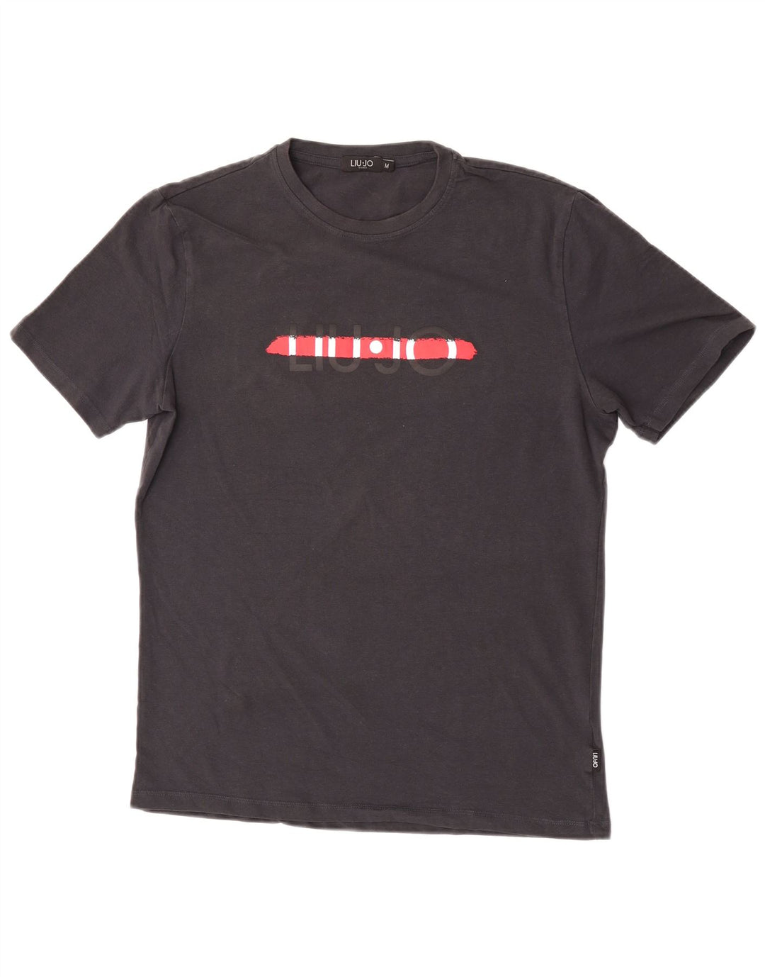 Męski T-shirt Liu Jo z grafiką, średni czarny