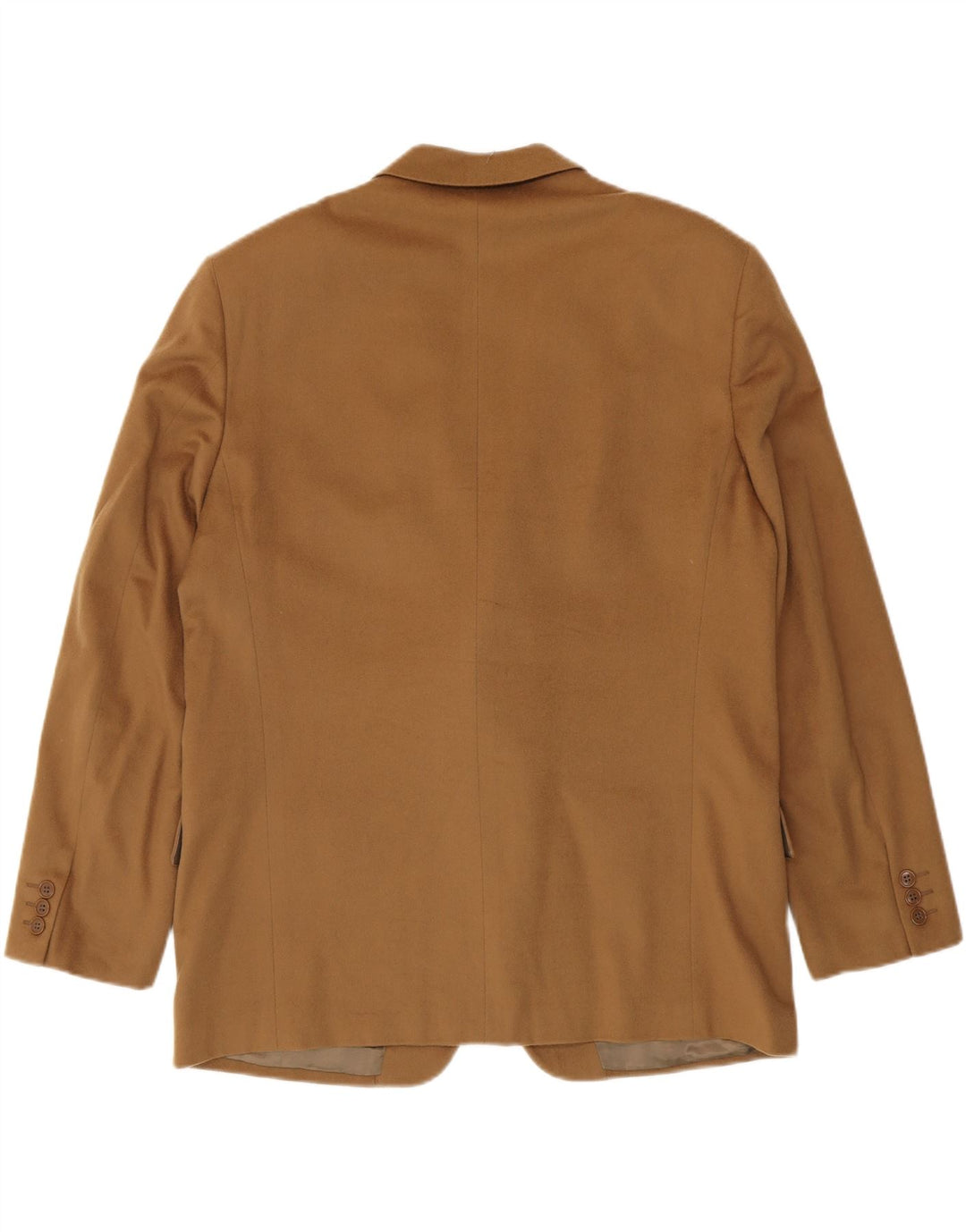 UNGARO Męska klasyczna marynarka zapinana na 2 guziki IT 54 2XL Brązowa dziewicza wełna