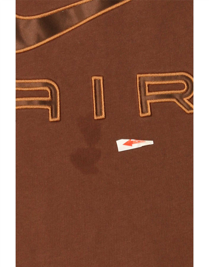 Męski T-shirt Nike o luźnym kroju z grafiką, duży, brązowy