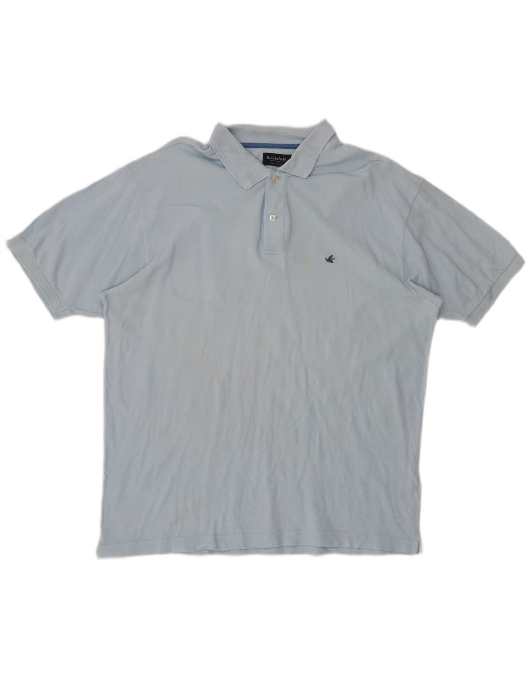 Męska koszulka polo BROOKSFIELD IT 56 XL, niebieska, bawełniana