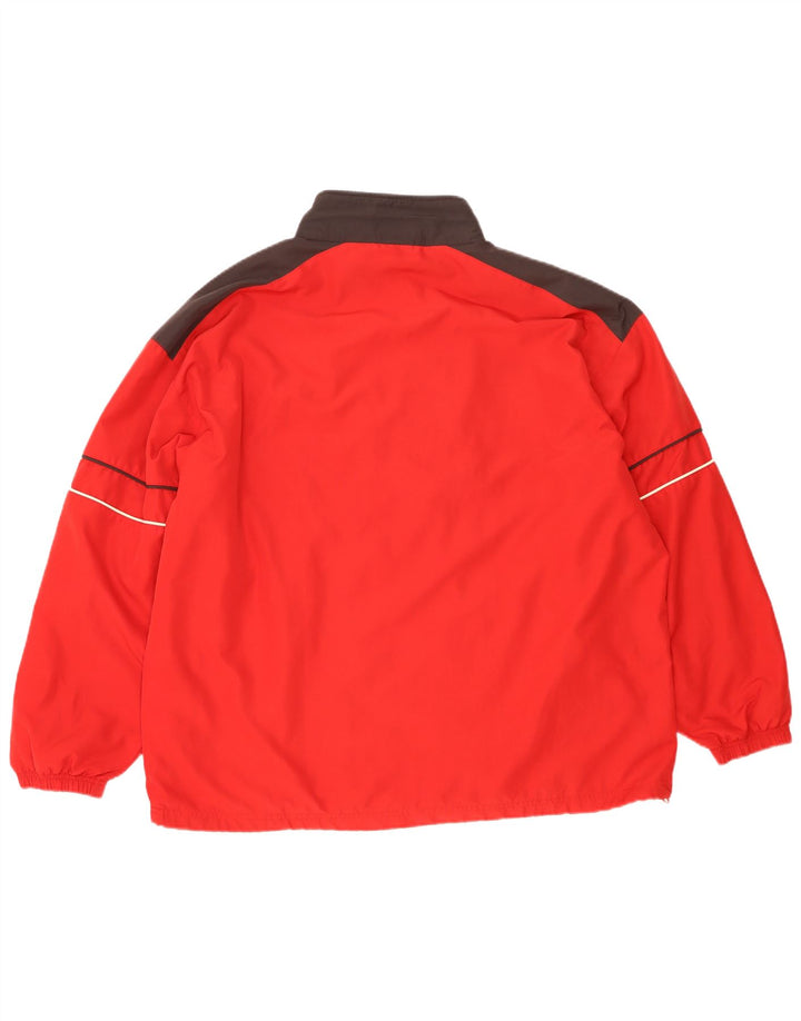 Męska kurtka przeciwdeszczowa Reebok UK 42 XL, poliester w kolorze czerwonym