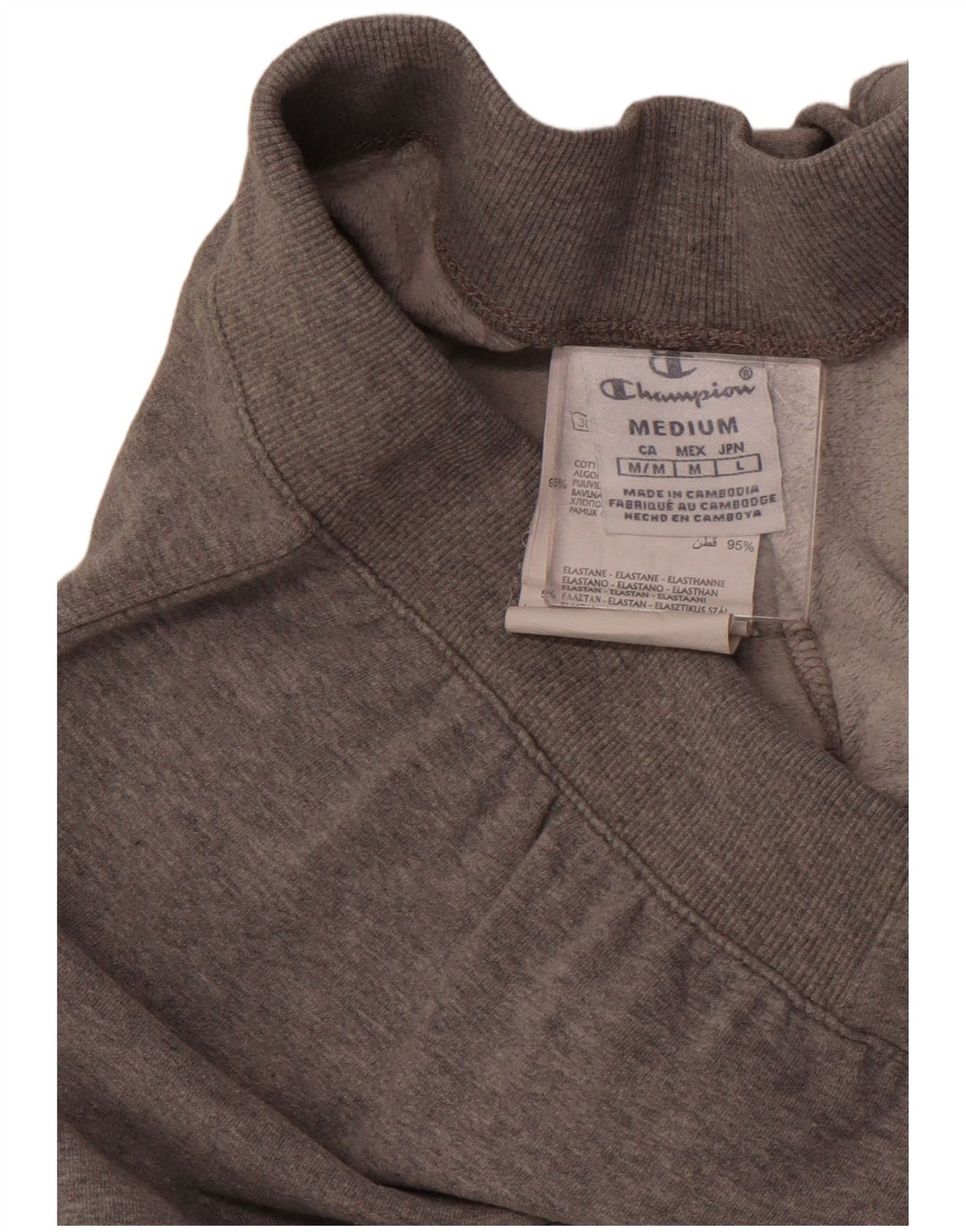 Damskie spodnie dresowe CHAMPION Joggers UK 12 Średnioszare bawełniane