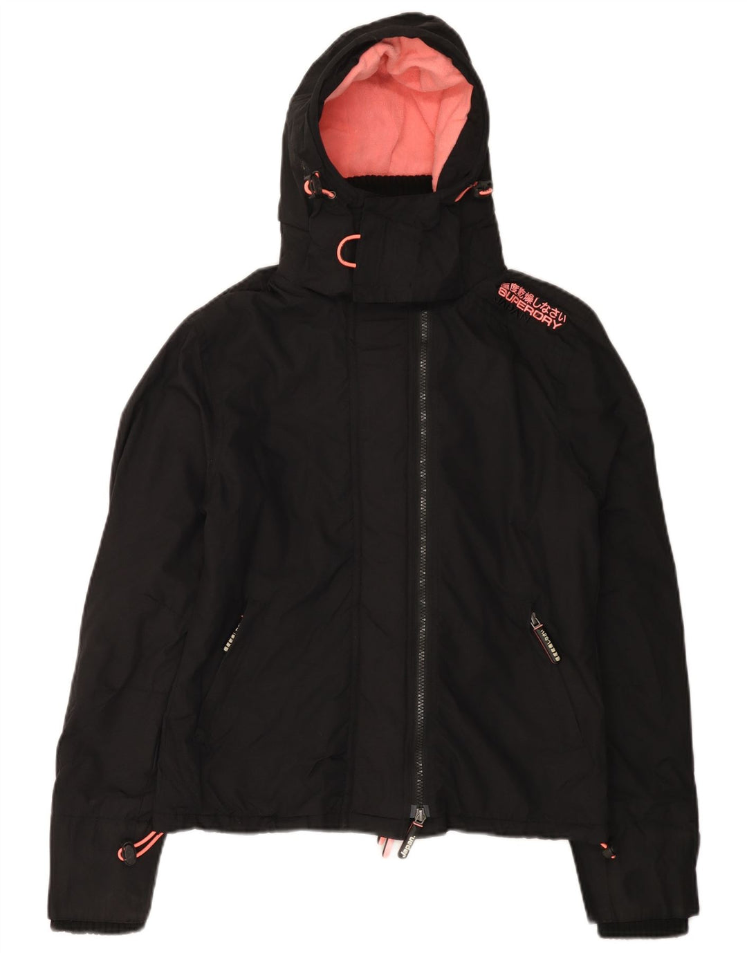 Damska kurtka wiatrówka Superdry The Windcheater UK 14, średnia czarna