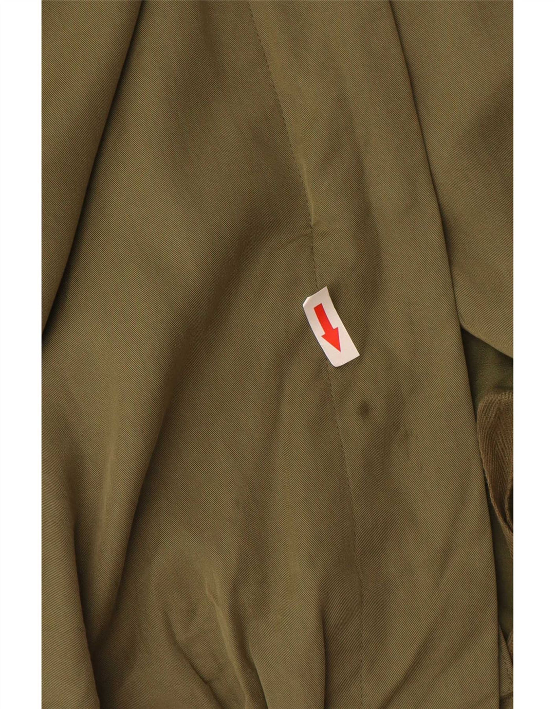 Damska kurtka parka z kapturem Marks & Spencer UK 16, duża, khaki, poliester