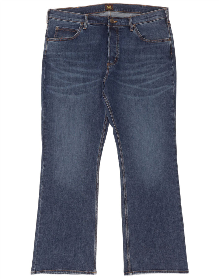 Męskie jeansy Lee Denver Bootcut W40 L32, niebieskie, bawełniane