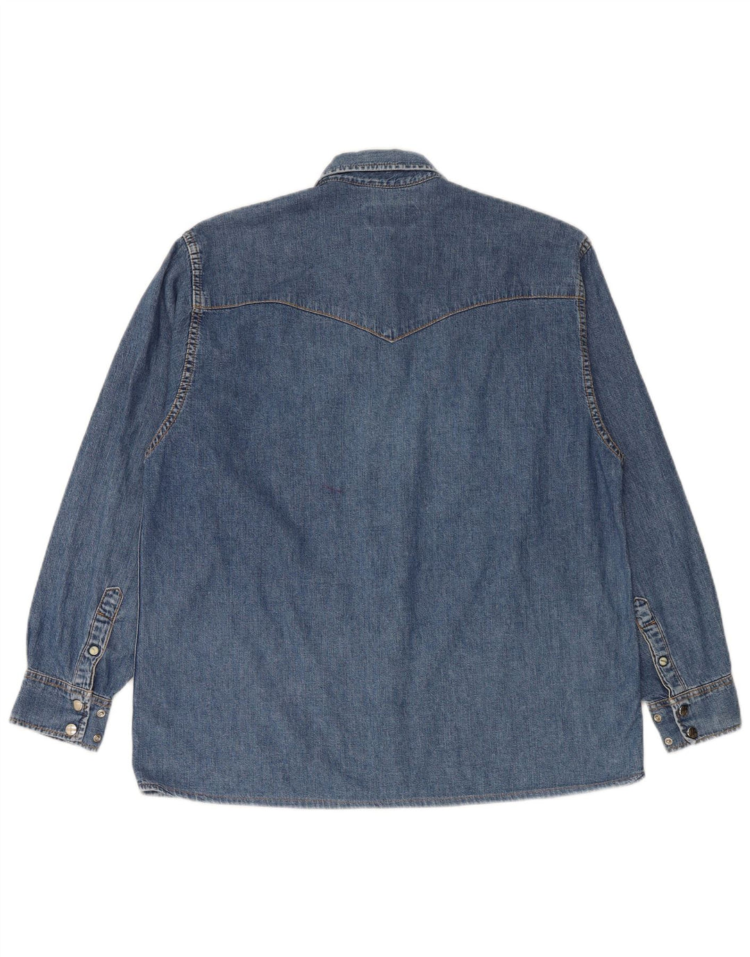 LEE Męska koszula dżinsowa, duża, niebieska, bawełniana