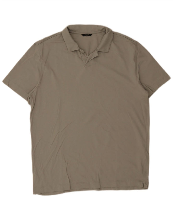 Męska koszulka polo Massimo Dutti XL, bawełniana khaki