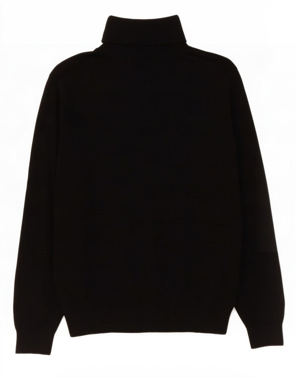 Marks & Spencer Womens Autograph Roll Neck Jumper Sweater UK 16 Large Black