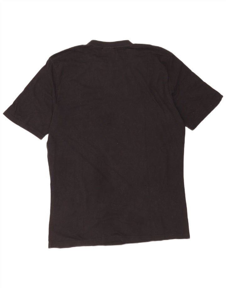 T-shirt męski Fila, duży, czarny, bawełniany