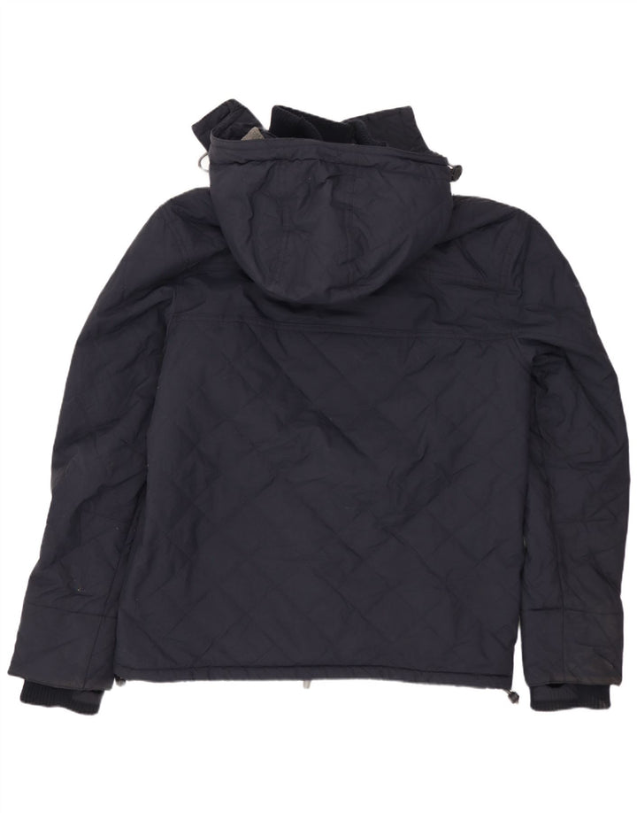 Damska kurtka wiatrówka SUPERDRY Graphic UK 14, średni granat