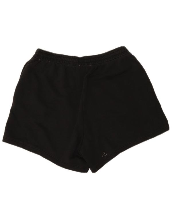Damskie spodenki sportowe ADIDAS UK 16/18, duże, czarne, bawełniane