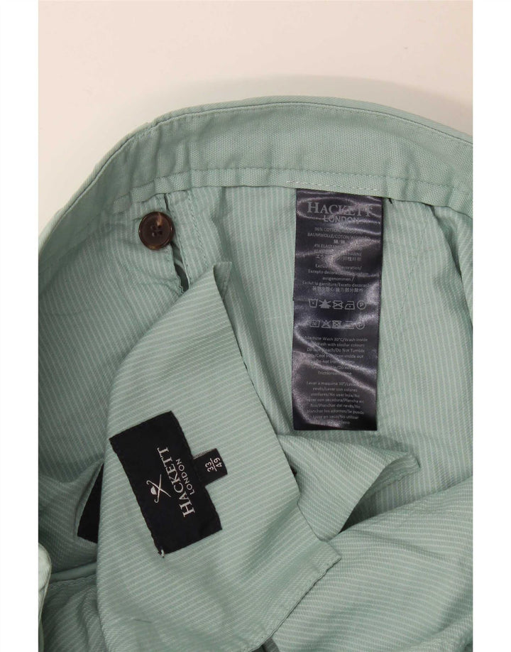 Męskie spodenki chino Hackett Medium W33, zielona bawełna