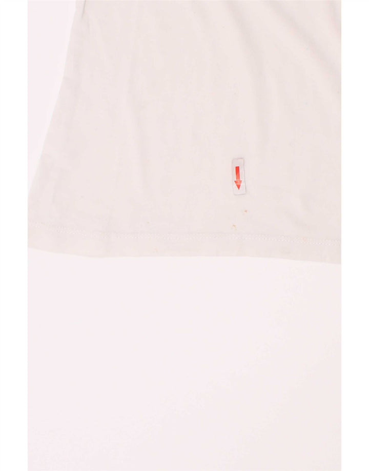 Chłopięcy T-shirt z grafiką Fila, 7-8 lat, biała bawełna