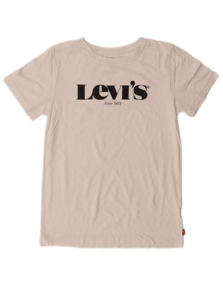 Chłopięcy T-shirt z grafiką Levi's, 13-14 lat, biały