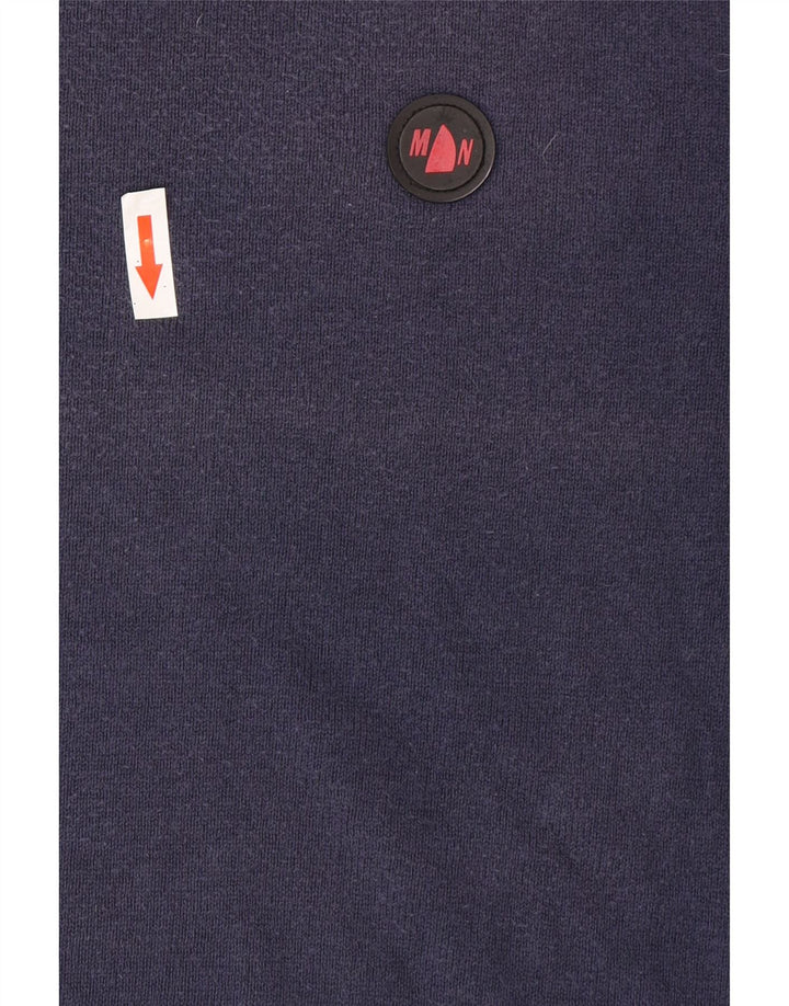 Męski sweter z okrągłym dekoltem Murphy & Nye, duży, granatowy